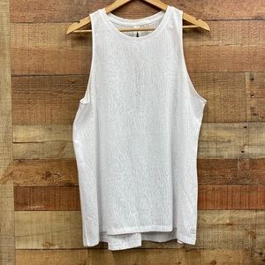 Calia White Burnout Muscle Shirt XL